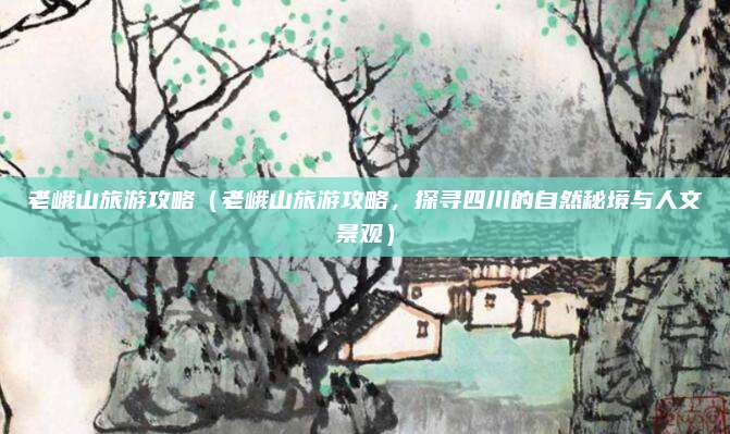 老峨山旅游攻略（老峨山旅游攻略，探寻四川的自然秘境与人文景观）