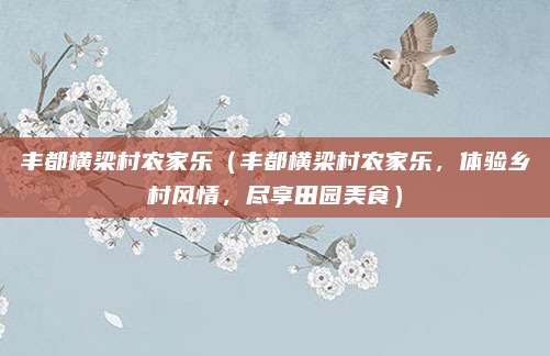 丰都横梁村农家乐(丰都横梁村农家乐,体验乡村风情,尽享田园美食)
