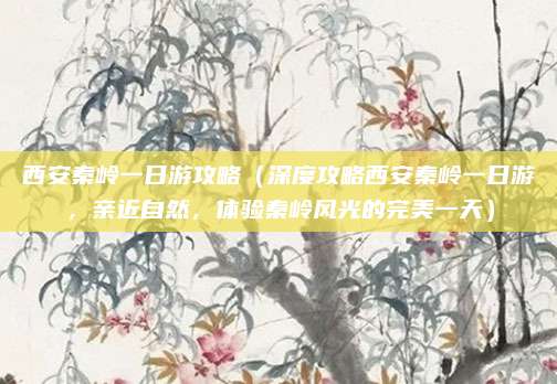 西安秦岭一日游攻略(深度攻略西安秦岭一日游,亲近自然,体验秦岭风光的完美一天)