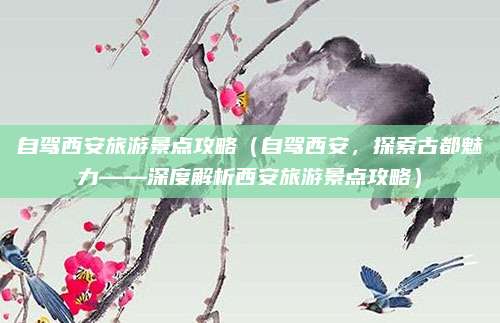 自驾西安旅游景点攻略(自驾西安,探索古都魅力——深度解析西安旅游景点攻略)