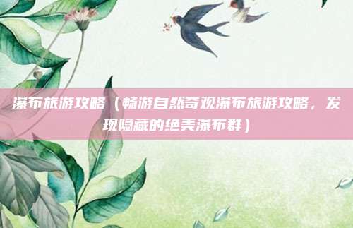 瀑布旅游攻略(畅游自然奇观瀑布旅游攻略,发现隐藏的绝美瀑布群)