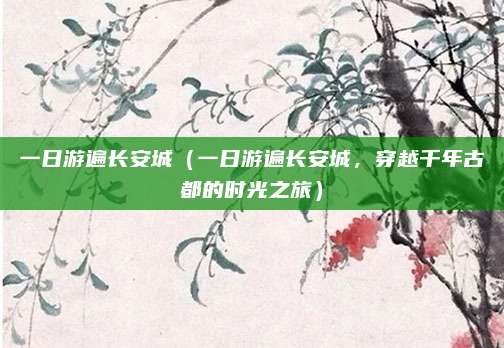 一日游遍长安城(一日游遍长安城,穿越千年古都的时光之旅)