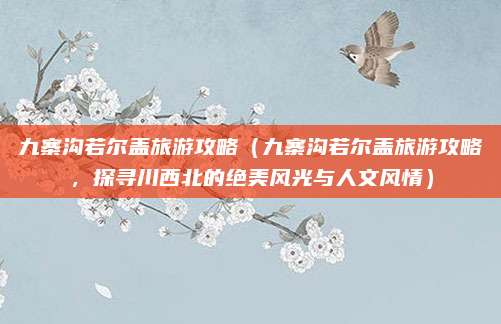 九寨沟若尔盖旅游攻略（九寨沟若尔盖旅游攻略，探寻川西北的绝美风光与人文风情）