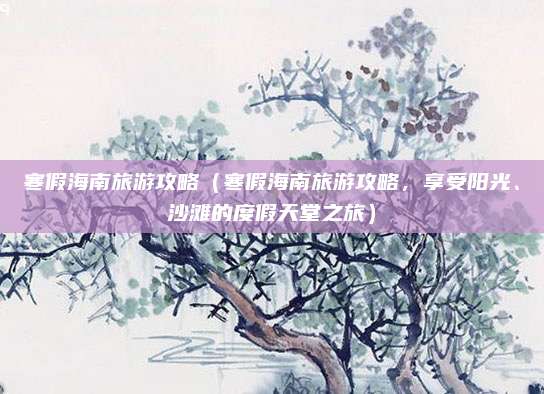 寒假海南旅游攻略(寒假海南旅游攻略,享受阳光、沙滩的度假天堂之旅)