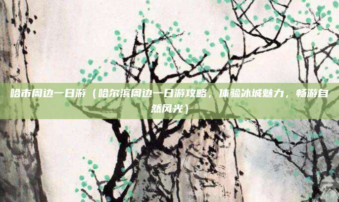 哈市周边一日游(哈尔滨周边一日游攻略,体验冰城魅力,畅游自然风光)