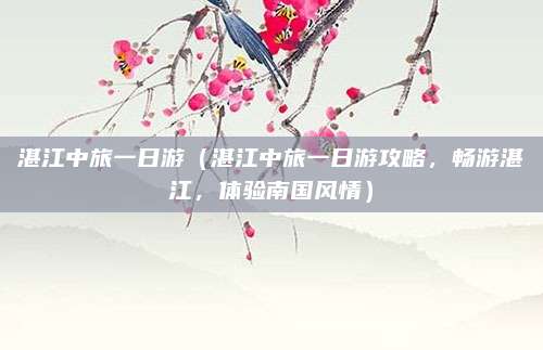湛江中旅一日游（湛江中旅一日游攻略，畅游湛江，体验南国风情）