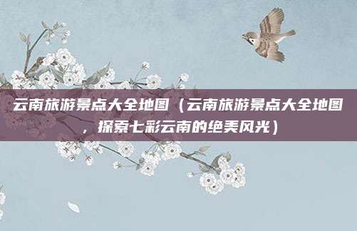 云南旅游景点大全地图(云南旅游景点大全地图,探索七彩云南的绝美风光)