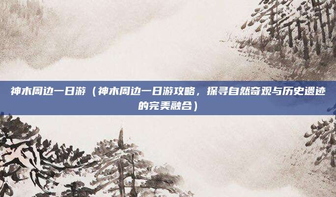 神木周边一日游(神木周边一日游攻略,探寻自然奇观与历史遗迹的完美融合)
