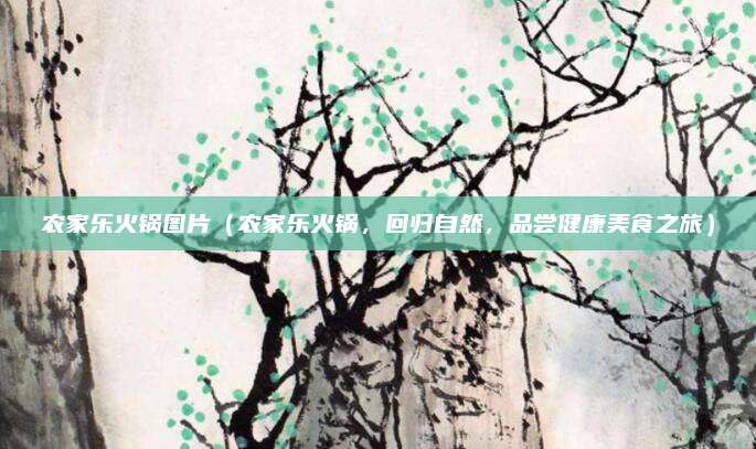 农家乐火锅图片(农家乐火锅,回归自然,品尝健康美食之旅)