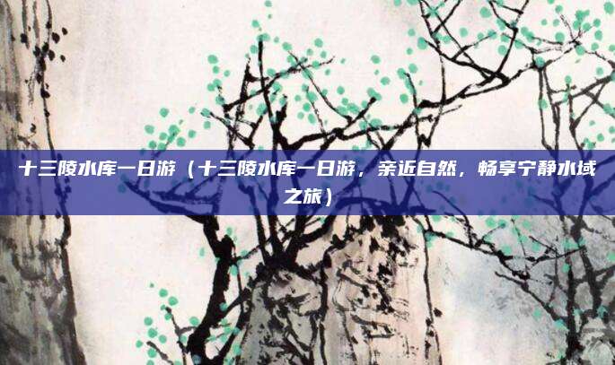 十三陵水库一日游(十三陵水库一日游,亲近自然,畅享宁静水域之旅)