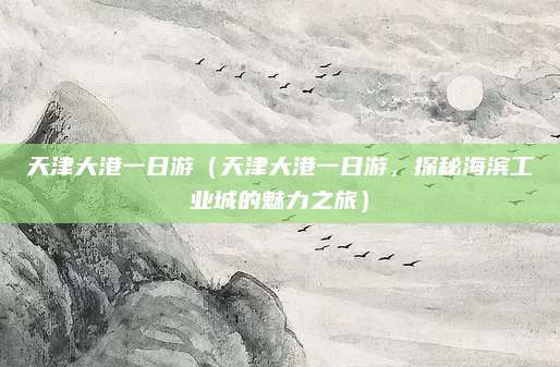天津大港一日游(天津大港一日游,探秘海滨工业城的魅力之旅)