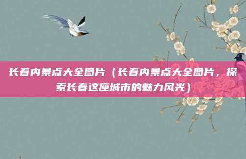 长春内景点大全图片(长春内景点大全图片,探索长春这座城市的魅力风光)