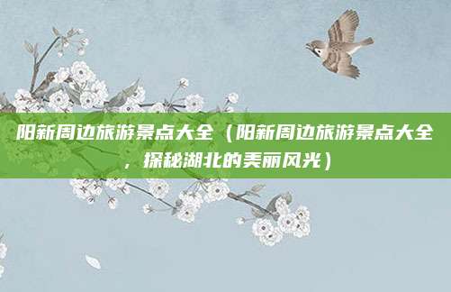 阳新周边旅游景点大全(阳新周边旅游景点大全,探秘湖北的美丽风光)