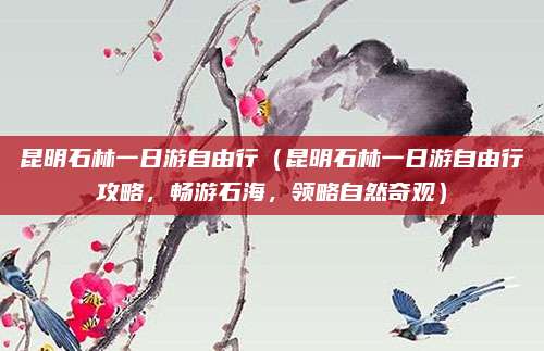 昆明石林一日游自由行(昆明石林一日游自由行攻略,畅游石海,领略自然奇观)