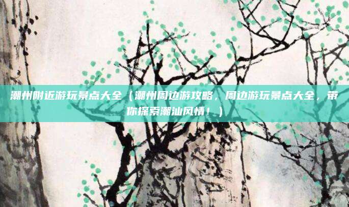 潮州附近游玩景点大全(潮州周边游攻略,周边游玩景点大全,带你探索潮汕风情!)