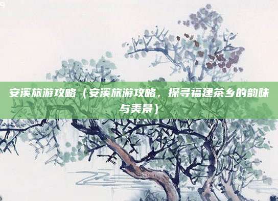 安溪旅游攻略(安溪旅游攻略,探寻福建茶乡的韵味与美景)