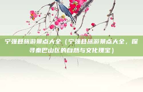 宁强县旅游景点大全(宁强县旅游景点大全,探寻秦巴山区的自然与文化瑰宝)