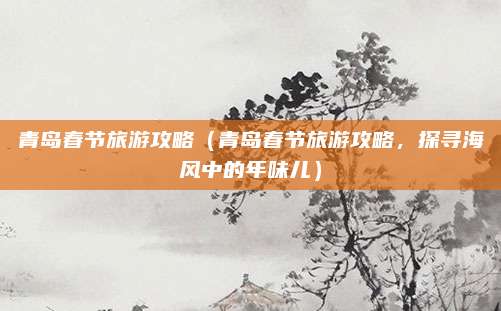 青岛春节旅游攻略（青岛春节旅游攻略，探寻海风中的年味儿）