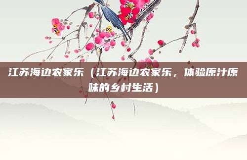 江苏海边农家乐（江苏海边农家乐，体验原汁原味的乡村生活）