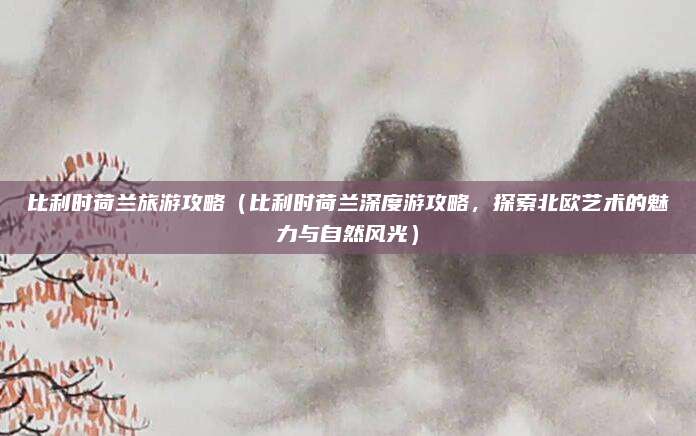 比利时荷兰旅游攻略(比利时荷兰深度游攻略,探索北欧艺术的魅力与自然风光)