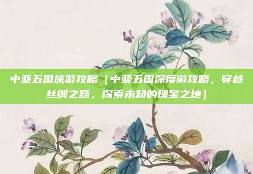 中亚五国旅游攻略(中亚五国深度游攻略,穿越丝绸之路,探索未知的瑰宝之地)