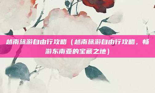 越南旅游自由行攻略(越南旅游自由行攻略,畅游东南亚的宝藏之地)