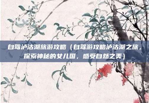 自驾泸沽湖旅游攻略(自驾游攻略泸沽湖之旅,探索神秘的女儿国,感受自然之美)
