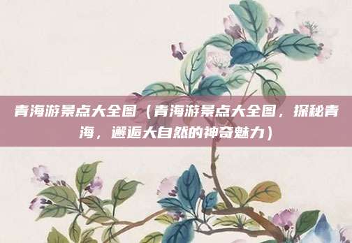 青海游景点大全图（青海游景点大全图，探秘青海，邂逅大自然的神奇魅力）
