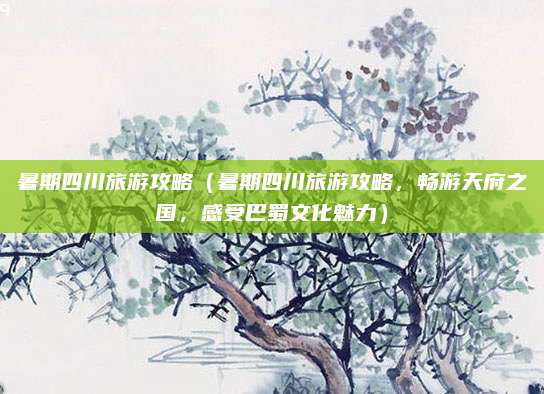 暑期四川旅游攻略(暑期四川旅游攻略,畅游天府之国,感受巴蜀文化魅力)
