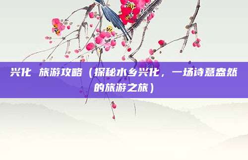 兴化 旅游攻略(探秘水乡兴化,一场诗意盎然的旅游之旅)