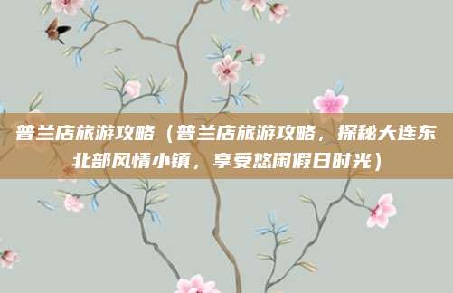 普兰店旅游攻略(普兰店旅游攻略,探秘大连东北部风情小镇,享受悠闲假日时光)