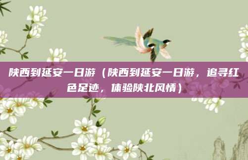 陕西到延安一日游（陕西到延安一日游，追寻红色足迹，体验陕北风情）