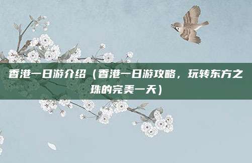 香港一日游介绍（香港一日游攻略，玩转东方之珠的完美一天）
