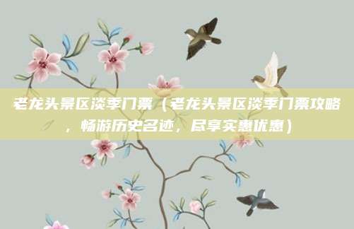 老龙头景区淡季门票(老龙头景区淡季门票攻略,畅游历史名迹,尽享实惠优惠)