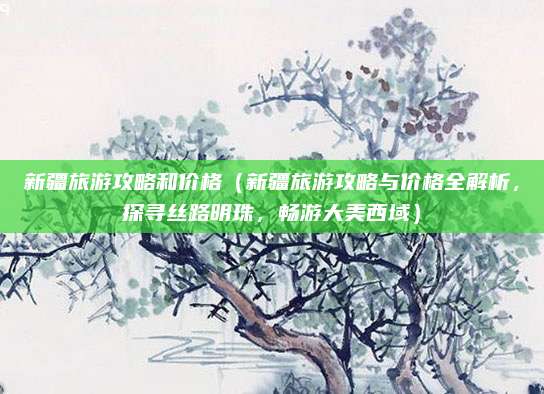 新疆旅游攻略和价格(新疆旅游攻略与价格全解析,探寻丝路明珠,畅游大美西域)