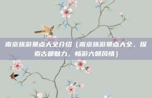 南京旅游景点大全介绍（南京旅游景点大全，探索古都魅力，畅游六朝风情）