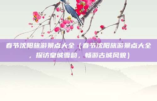 春节沈阳旅游景点大全（春节沈阳旅游景点大全，探访皇城雪韵，畅游古城风貌）