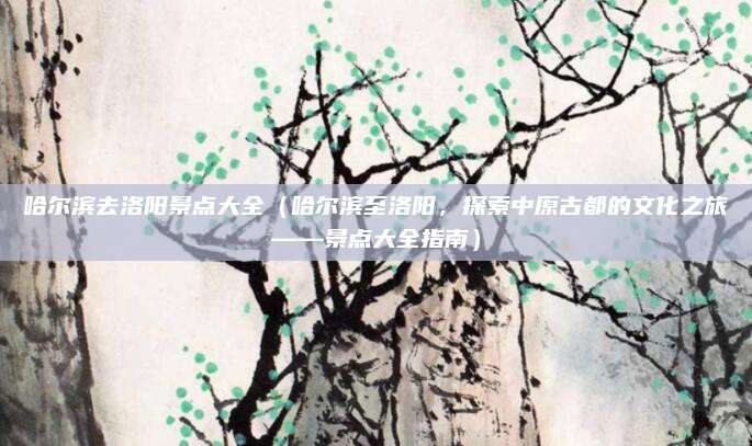哈尔滨去洛阳景点大全(哈尔滨至洛阳,探索中原古都的文化之旅——景点大全指南)