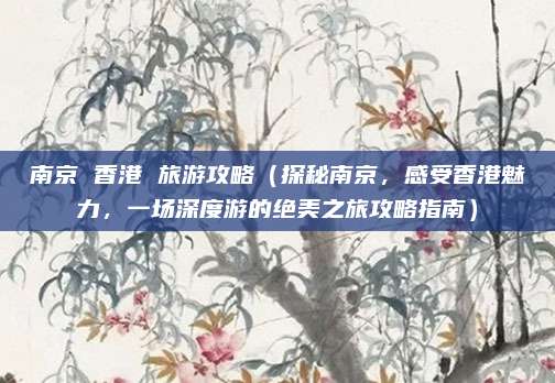 南京 香港 旅游攻略(探秘南京,感受香港魅力,一场深度游的绝美之旅攻略指南)