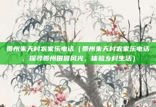 贵州朱天村农家乐电话(贵州朱天村农家乐电话,探寻贵州田园风光,体验乡村生活)