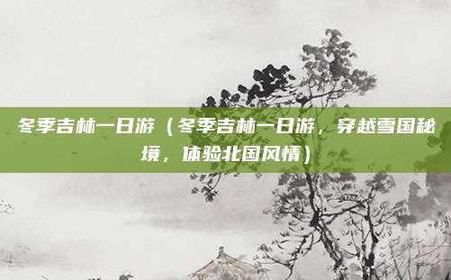 冬季吉林一日游(冬季吉林一日游,穿越雪国秘境,体验北国风情)