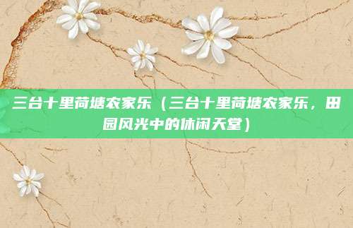 三台十里荷塘农家乐(三台十里荷塘农家乐,田园风光中的休闲天堂)