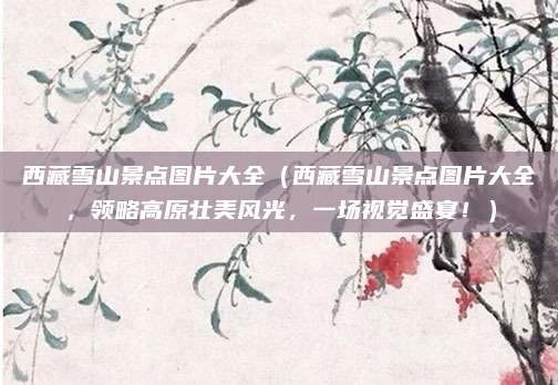 西藏雪山景点图片大全(西藏雪山景点图片大全,领略高原壮美风光,一场视觉盛宴!)