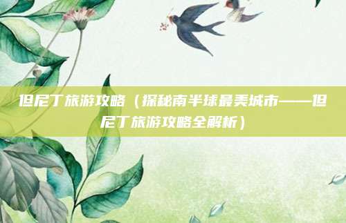 但尼丁旅游攻略(探秘南半球最美城市——但尼丁旅游攻略全解析)