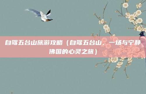 自驾五台山旅游攻略（自驾五台山，一场与宁静佛国的心灵之旅）