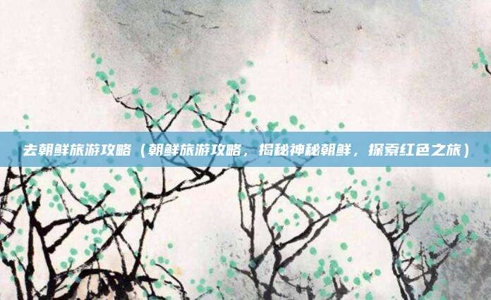 去朝鲜旅游攻略(朝鲜旅游攻略,揭秘神秘朝鲜,探索红色之旅)