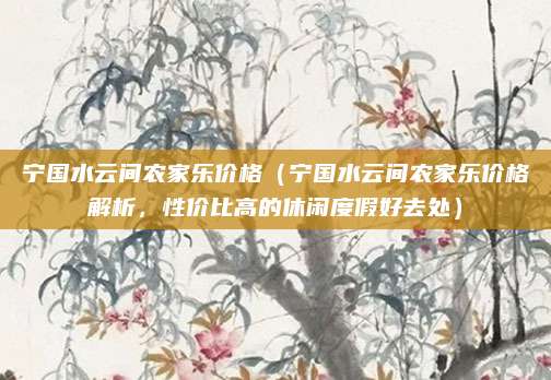 宁国水云间农家乐价格(宁国水云间农家乐价格解析,性价比高的休闲度假好去处)