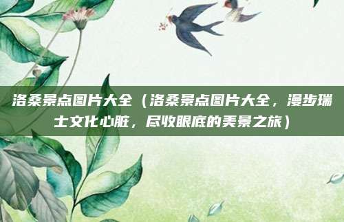 洛桑景点图片大全（洛桑景点图片大全，漫步瑞士文化心脏，尽收眼底的美景之旅）