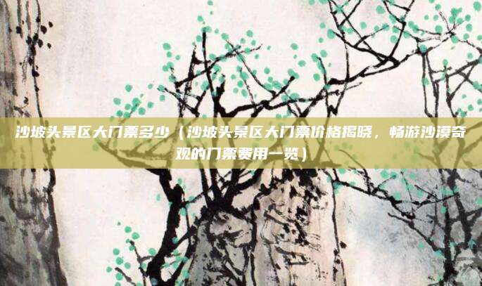 沙坡头景区大门票多少(沙坡头景区大门票价格揭晓,畅游沙漠奇观的门票费用一览)