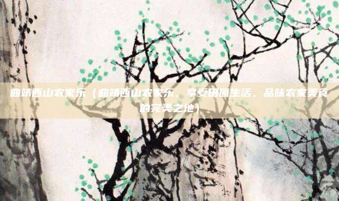 曲靖西山农家乐(曲靖西山农家乐,享受田园生活,品味农家美食的完美之地)